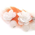 簡(jiǎn)單花花珠子耳環(huán)[韓國(guó)明星]