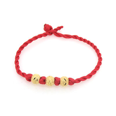 金色轉(zhuǎn)運(yùn)珠紅繩手鏈紅繩產(chǎn)品