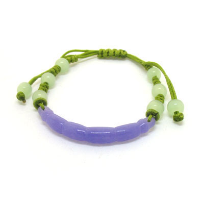 紫玉藕節(jié)玉石手鏈批發(fā)