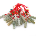芝麻開花節(jié)節(jié)高玉石掛件/玉竹節(jié)手機鏈