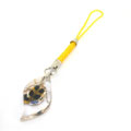 昆蟲透明琥珀手機鏈/人工琥珀飾品