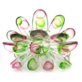 韓版夢(mèng)幻發(fā)飾爪夾大花朵壓克力頭飾夾子