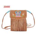 潮流結(jié)合民族刺繡流蘇豬皮小包/手機(jī)包/斜挎包